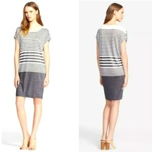 Vince striped tee shirt dress, EUC, size M